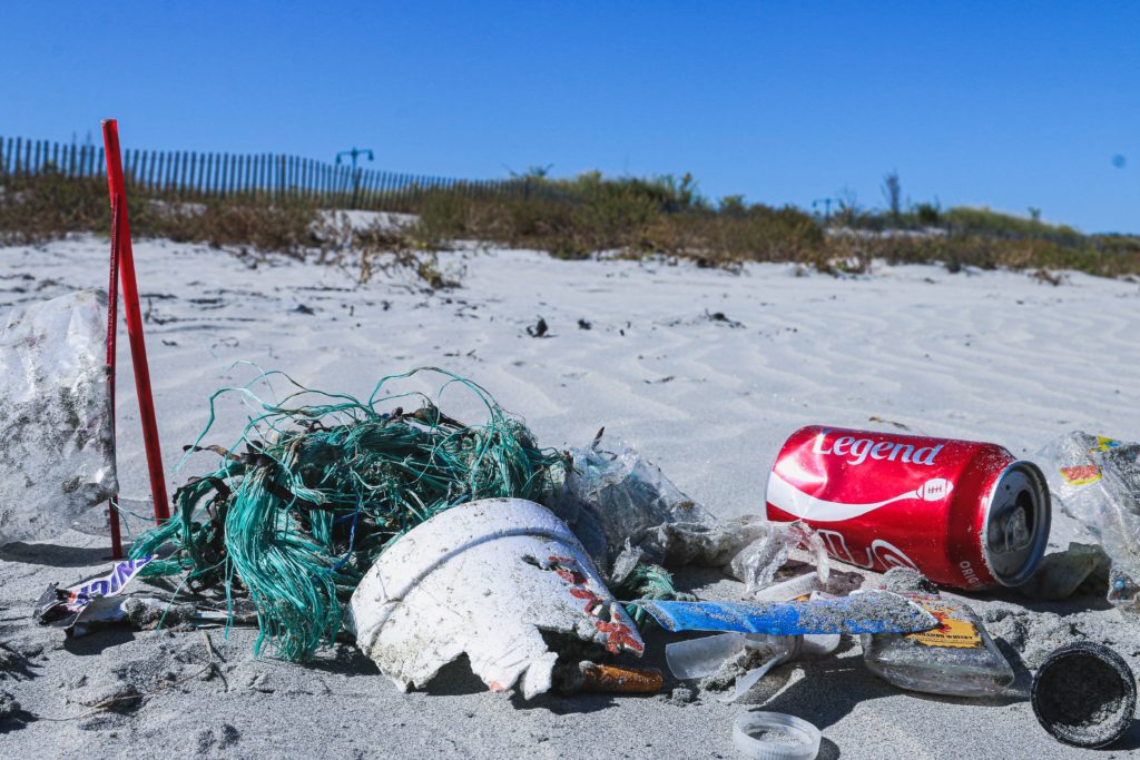 states rubbish nahant beach united sand massachusettes netting